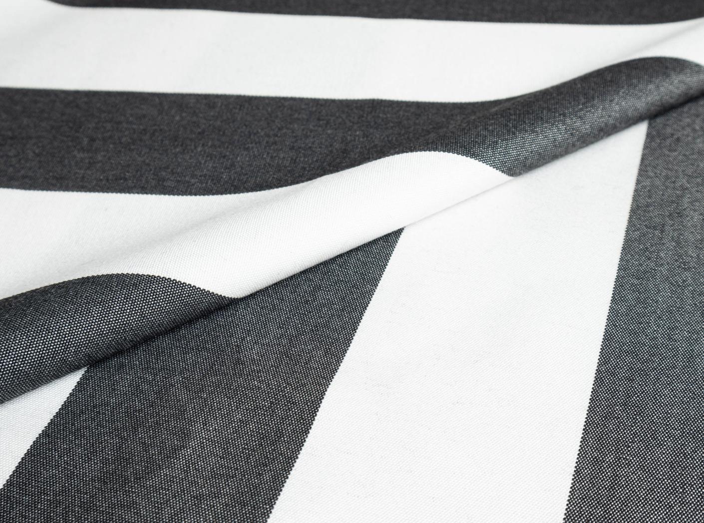 Fabric Garden Stripe 01446 Jet black Fabric Garden Stripe 01446 Jet black