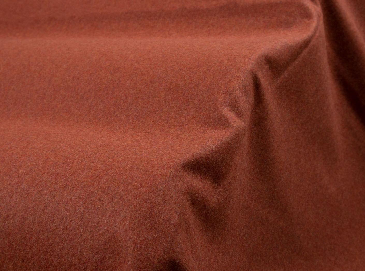 Fabric Wooly Wide 2016 B Dark Terracotta Fabric Wooly Wide 2016 B Dark Terracotta