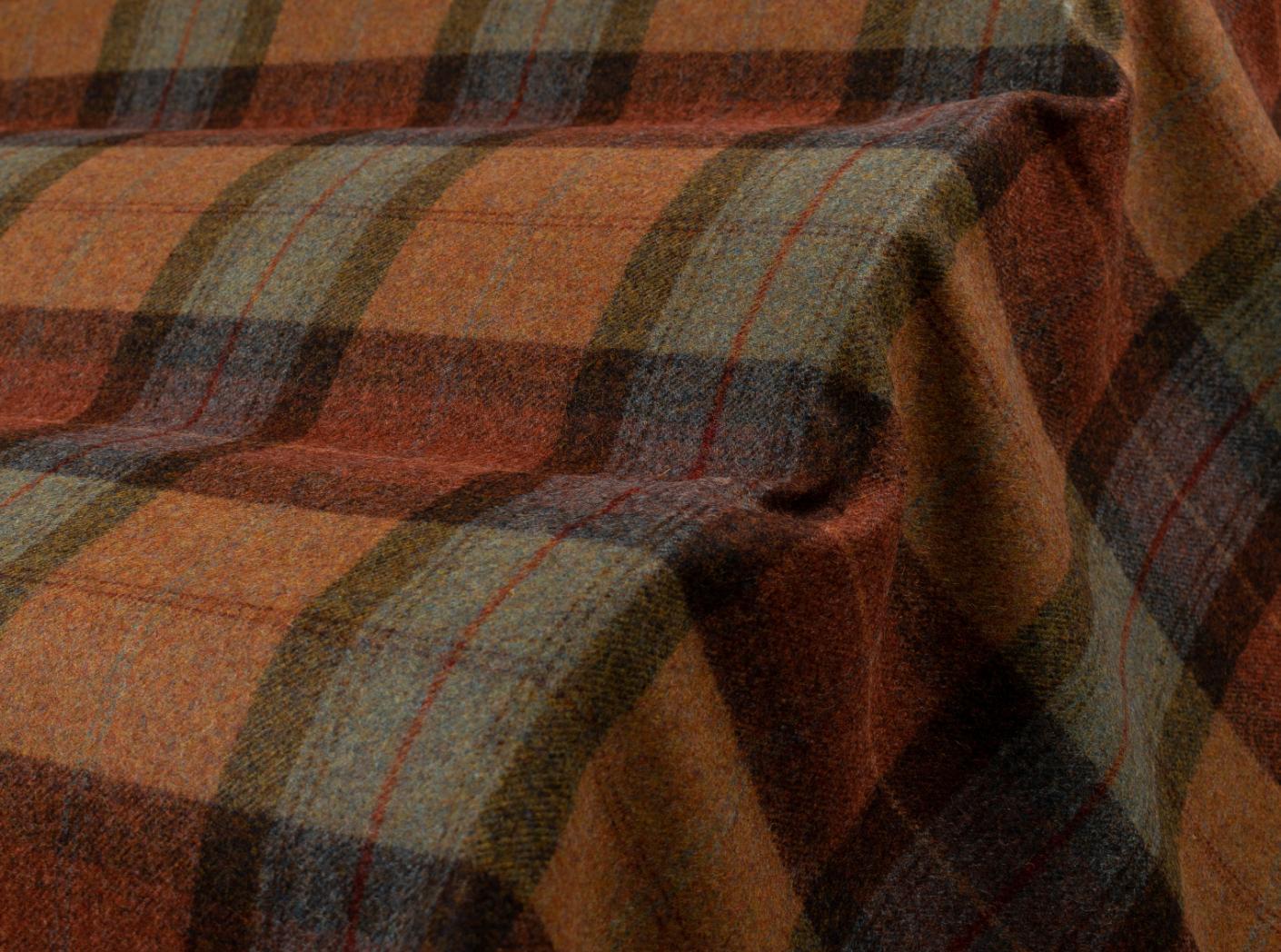 Fabric Ferryhill Burnt orange Fabric Ferryhill Burnt orange