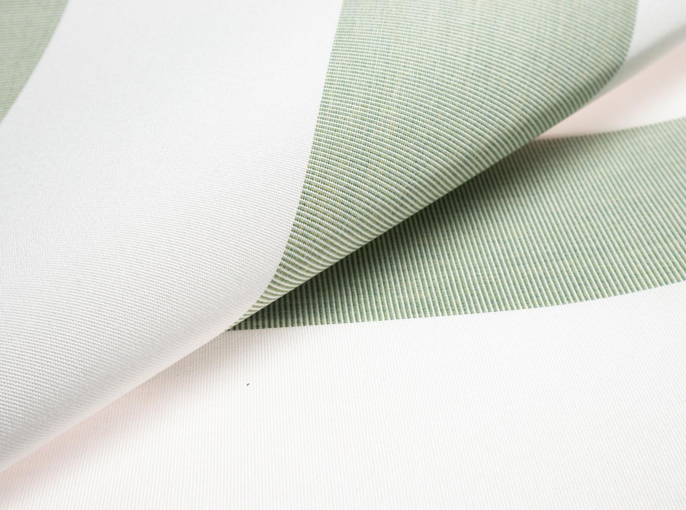 Awning fabric Docril Stripe 01265 White/Light green, 120cm Awning fabric Docril Stripe 01265 White/Light green, 120cm