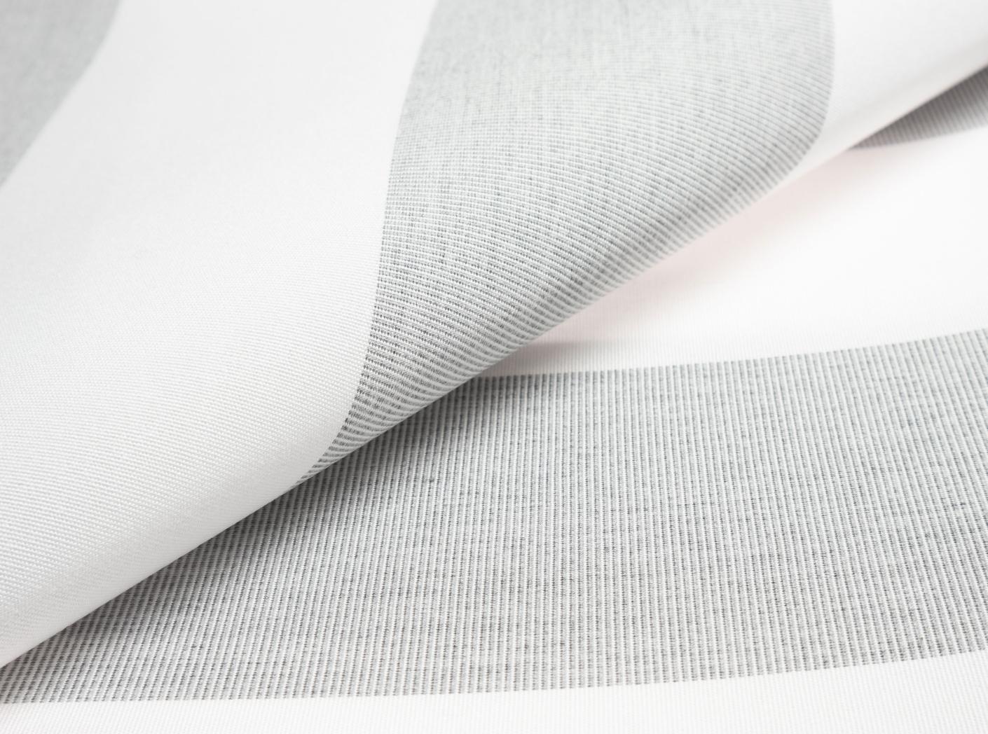 Awning fabric Docril Stripe 01267 White/Light grey, 120cm Awning fabric Docril Stripe 01267 White/Light grey, 120cm