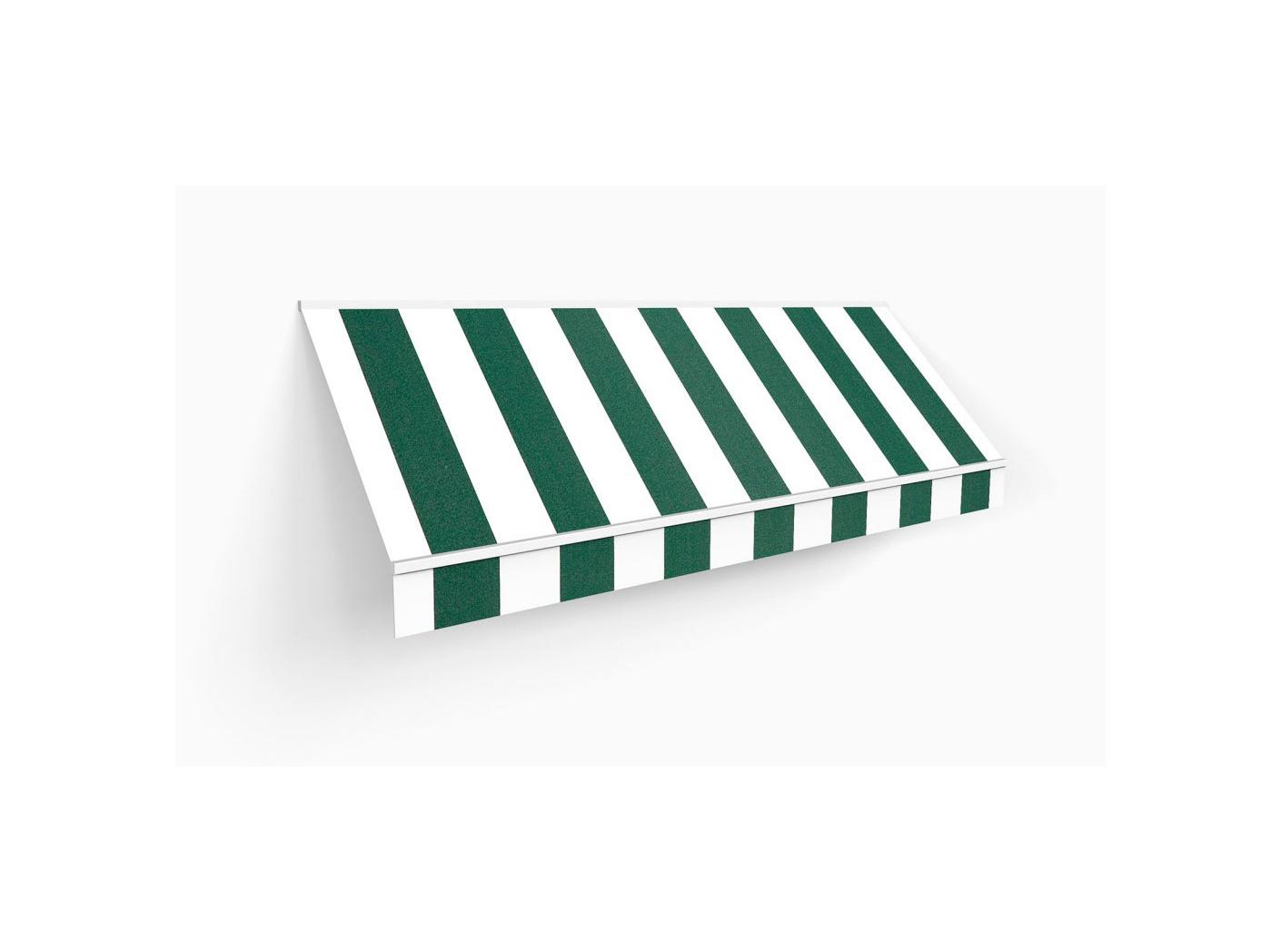 Awning fabric Docril Stripe 019 White/Green, 120cm Awning fabric Docril Stripe 019 White/Green, 120cm