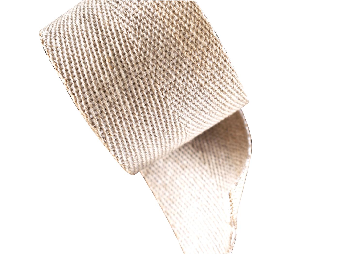 Linen webbing SE cotton 50 mm, 25 m/roll Linen webbing SE cotton 50 mm, 25 m/roll