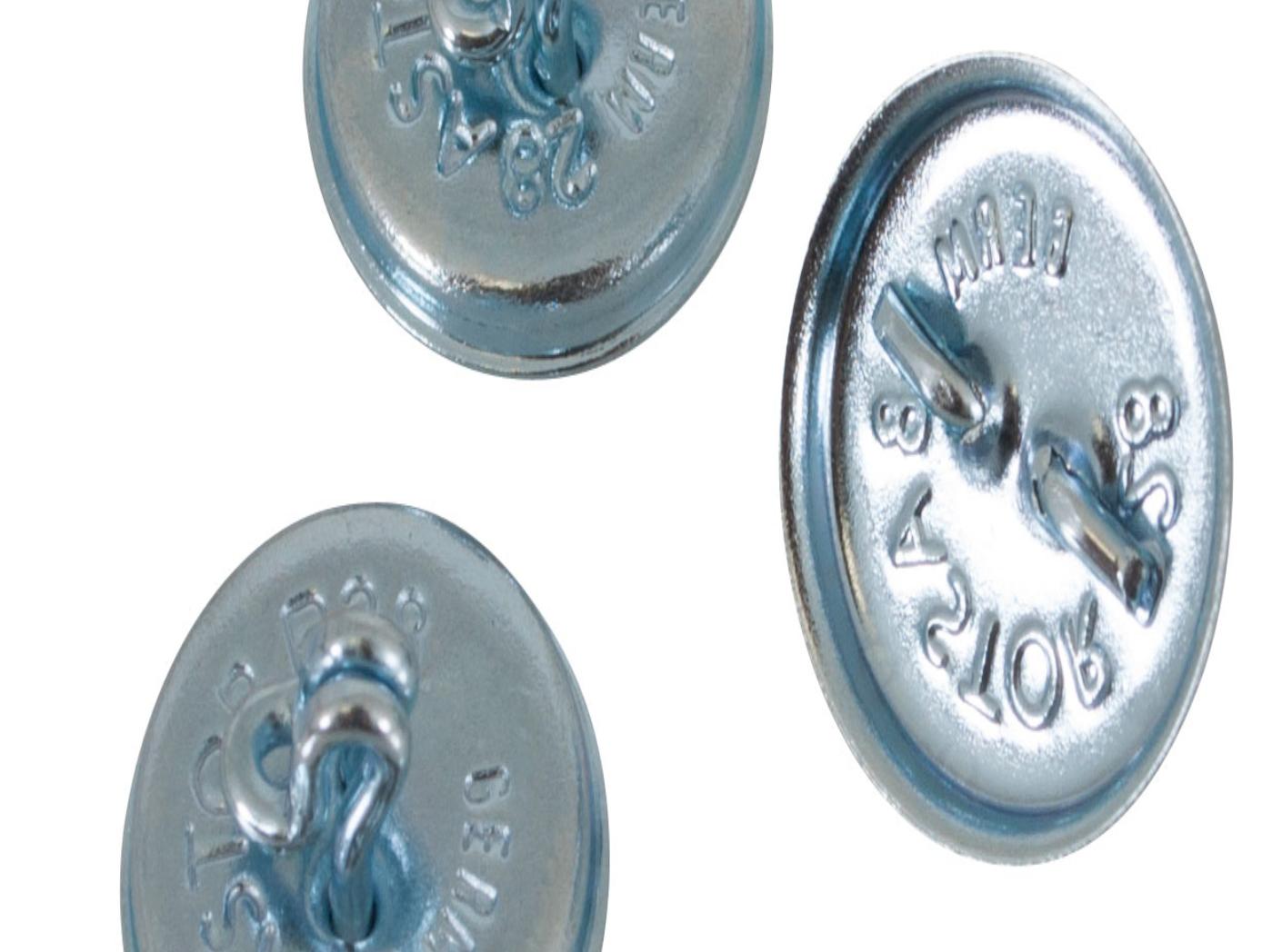 Botton mould A28 bottom hook, Ø15,15mm, 1000pc/fp Botton mould A28 bottom hook, Ø15,15mm, 1000pc/fp