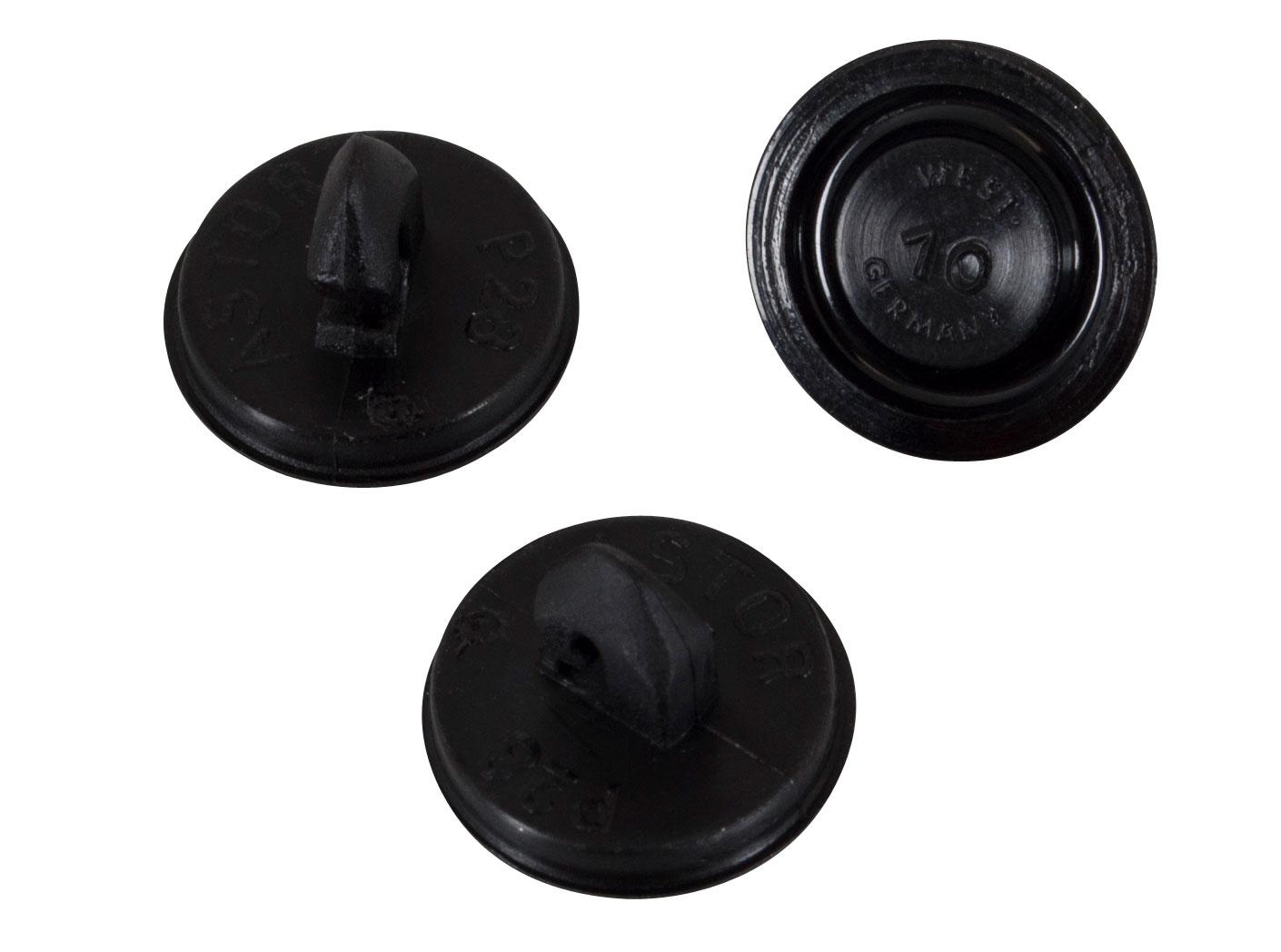 Botton mould A28 bottom hook plastic, Ø15,15mm, 1000pc/fp Botton mould A28 bottom hook plastic, Ø15,15mm, 1000pc/fp