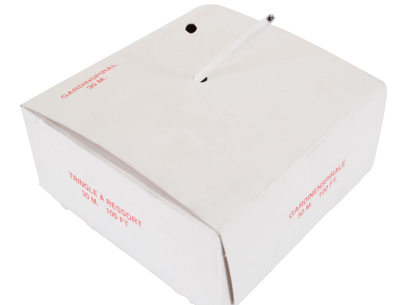 Curtain spiral White, Ø4mm, 30m/fp Curtain spiral White, Ø4mm, 30m/fp