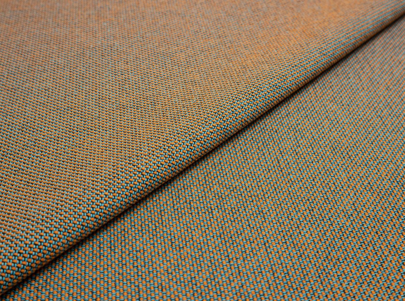 Fabric Blues CS II 9306 Orange/Turquise Fabric Blues CS II 9306 Orange/Turquise