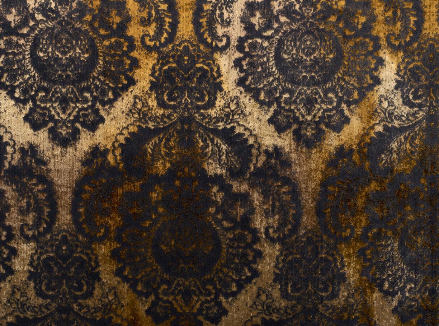 Fabric Barok Medallion 402 Giallo Fabric Barok Medallion 402 Giallo