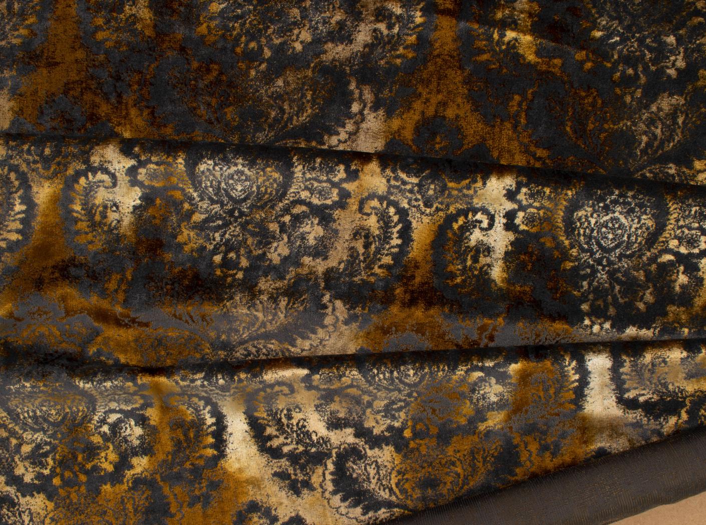 Fabric Barok Medallion 402 Giallo Fabric Barok Medallion 402 Giallo