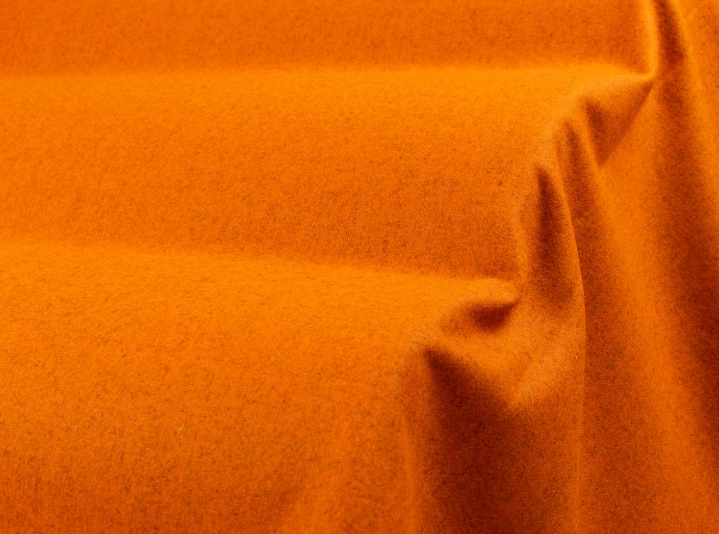 Fabric Wooly Plus 2278 Orange melange Fabric Wooly Plus 2278 Orange melange