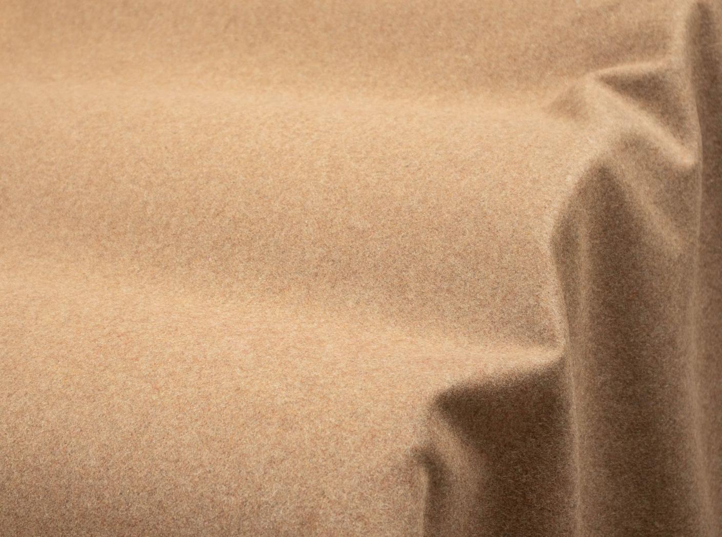 Fabric Wooly 1026B Dark camel  Fabric Wooly 1026B Dark camel