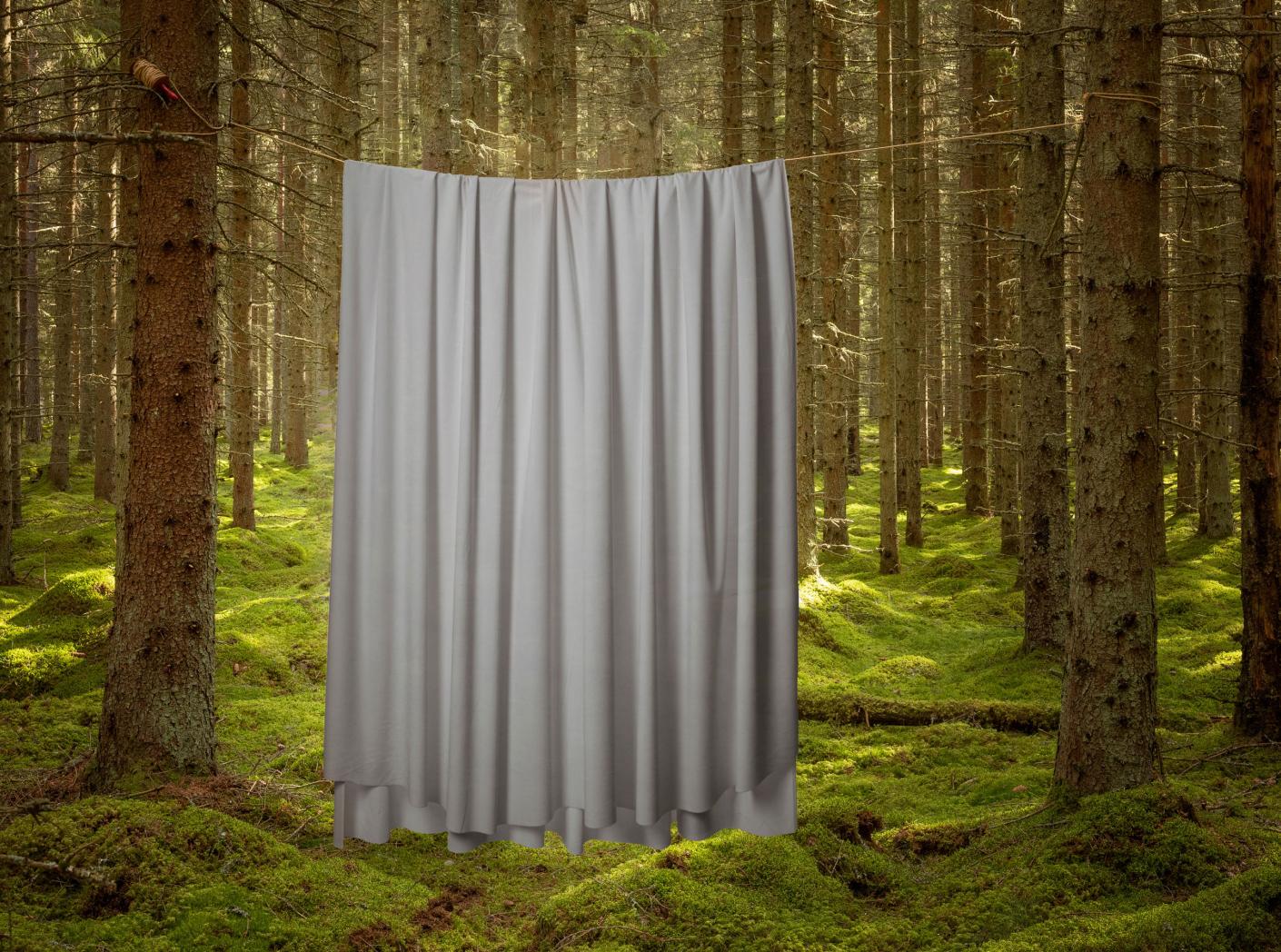 Curtain Roma Velvet FR 36 Grey, 300cm Curtain Roma Velvet FR 36 Grey, 300cm