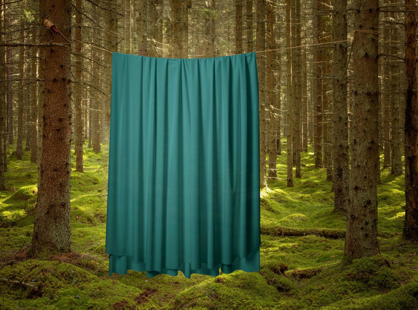 Curtain Roma Velvet FR 51 Peacock, 300cm Curtain Roma Velvet FR 51 Peacock, 300cm