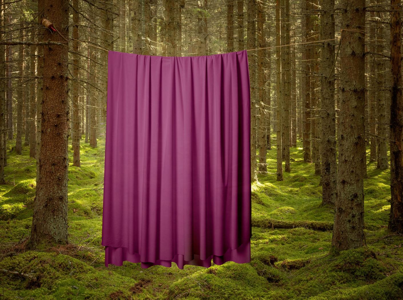 Curtain Roma Velvet FR 28 Bayberry, 300cm Curtain Roma Velvet FR 28 Bayberry, 300cm