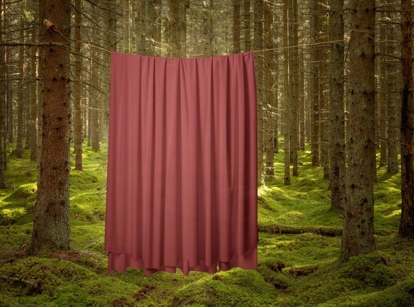 Curtain Roma Velvet FR 27 Wine, 300cm Curtain Roma Velvet FR 27 Wine, 300cm
