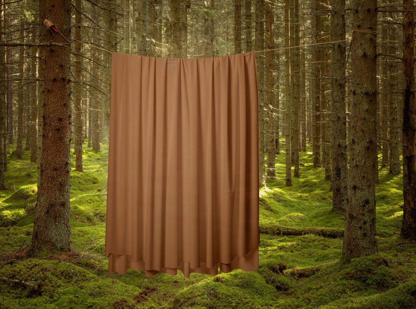 Curtain Roma Velvet FR 20 Brick, 300cm Curtain Roma Velvet FR 20 Brick, 300cm