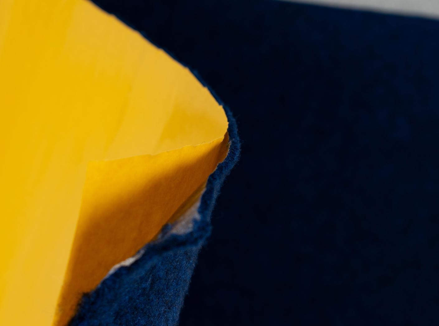 Felt adhesive Blue melange, 133cm Felt adhesive Blue melange, 133cm