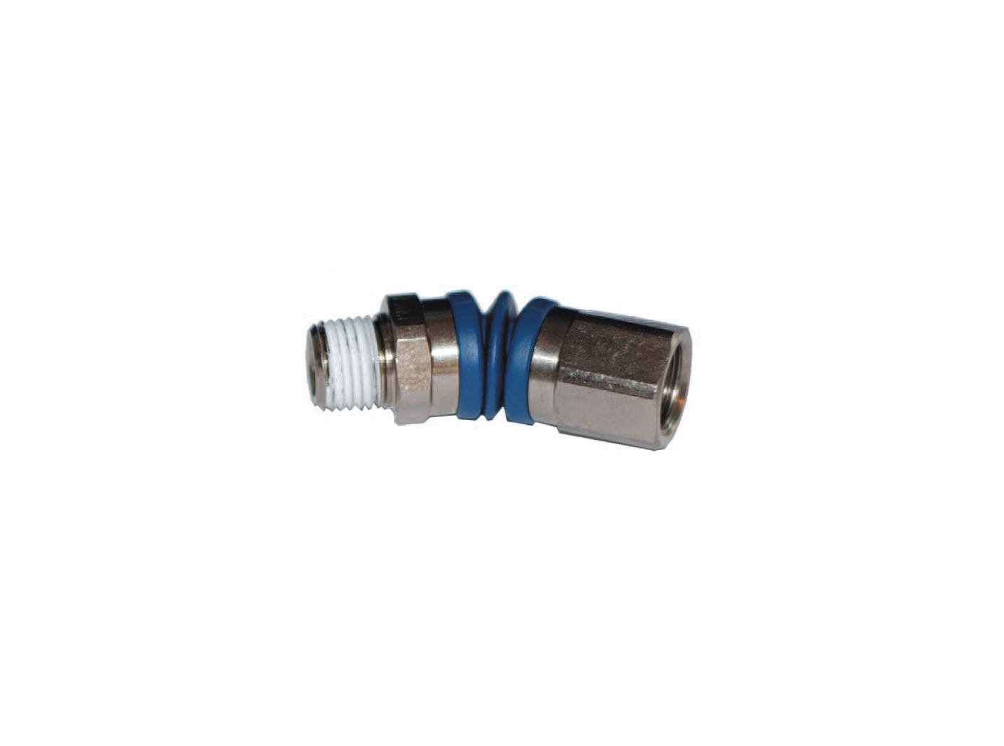 Articulated coupling, 1/4” external to 1/4” internal Articulated coupling, 1/4” external to 1/4” internal