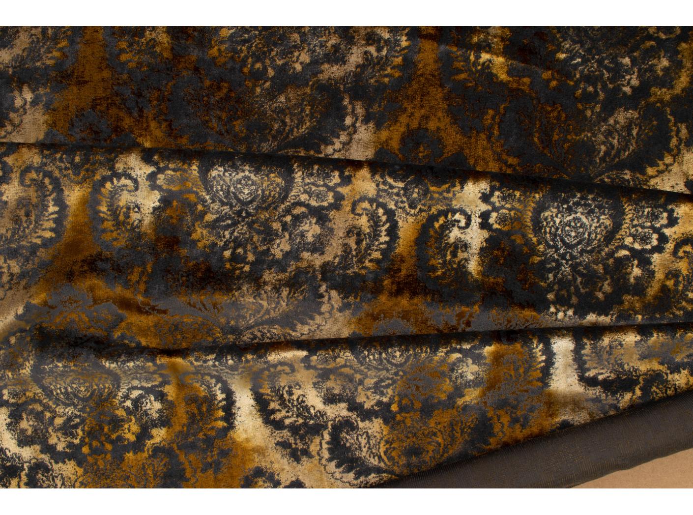Fabric Barok Medallion 402 Giallo Fabric Barok Medallion 402 Giallo