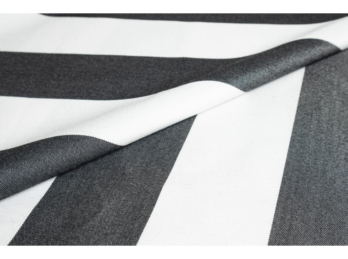 Fabric Garden Stripe 01446 Jet black Fabric Garden Stripe 01446 Jet black