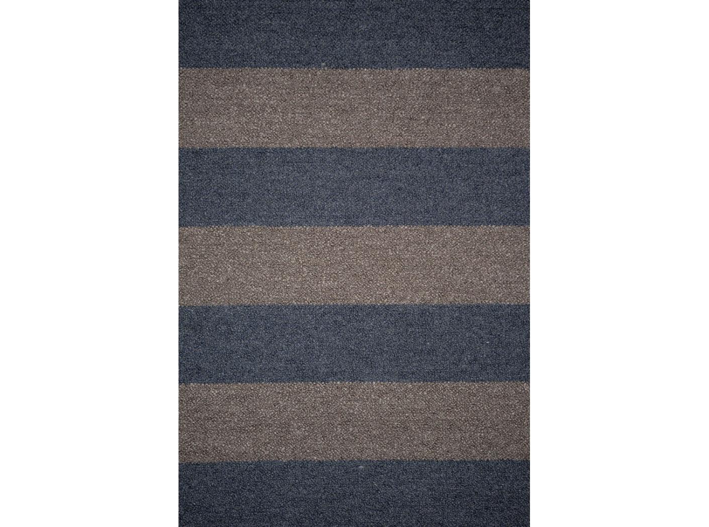 Fabric Barnum Stripe 1 Ocean/Brown Fabric Barnum Stripe 1 Ocean/Brown