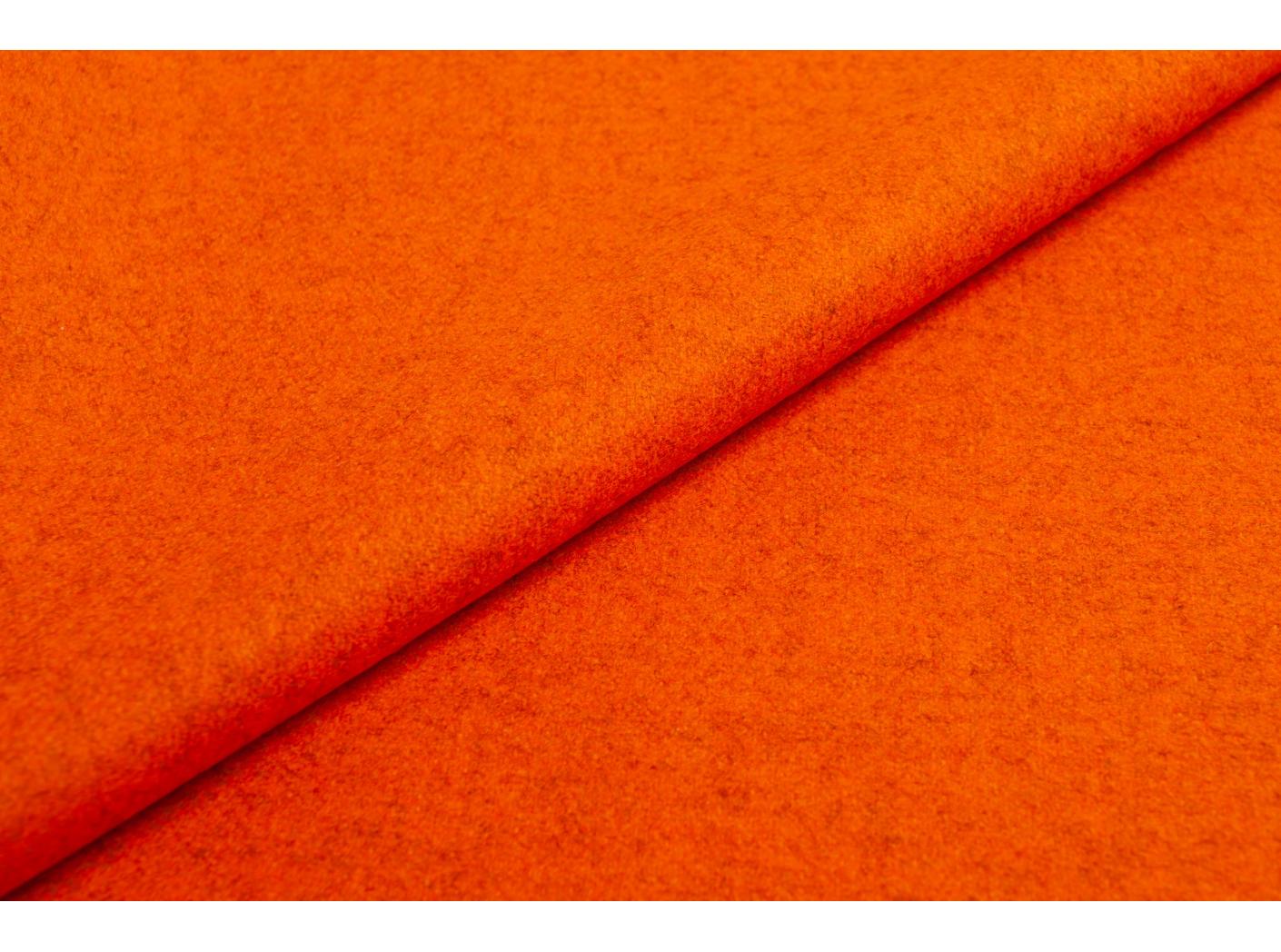 Fabric Wooly Plus 2278 Orange melange Fabric Wooly Plus 2278 Orange melange