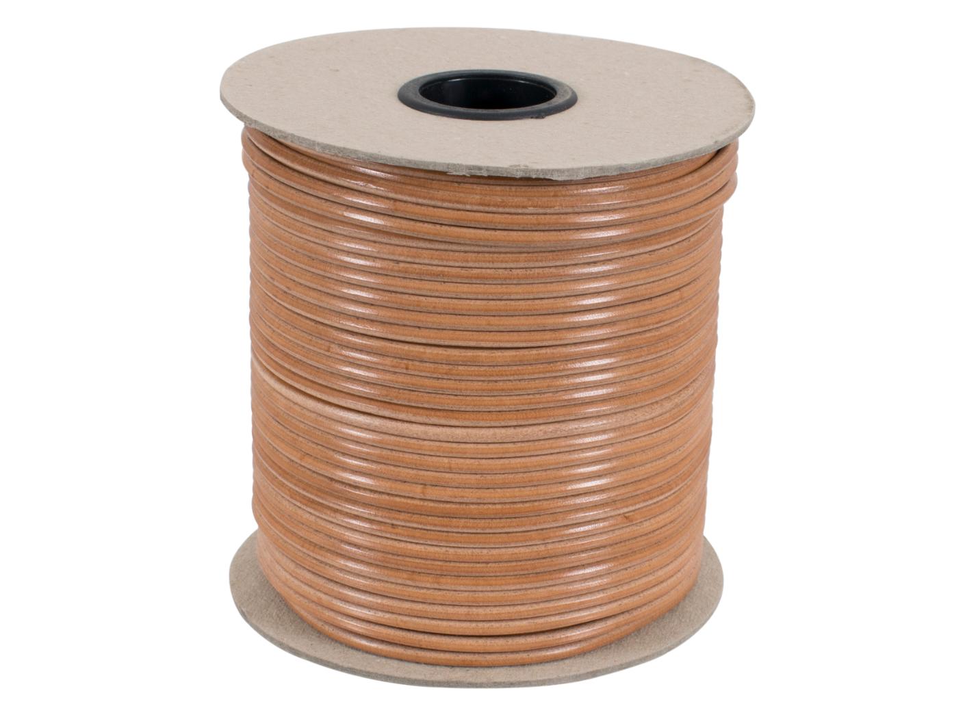 Leather cord Natural 4mm Leather cord Natural 4mm