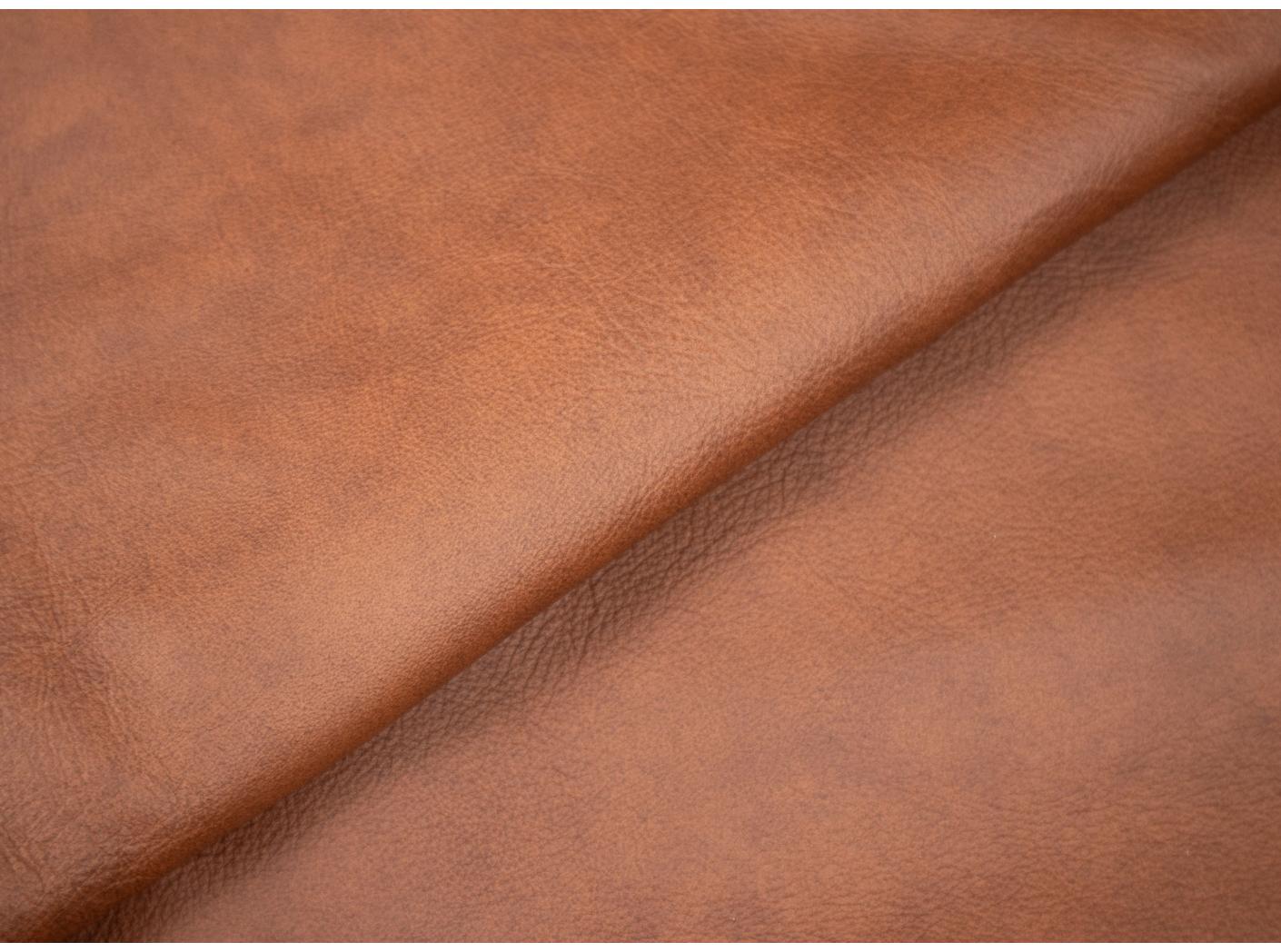 Leather Vacchetta Brandy 2-tone Leather Vacchetta Brandy 2-tone
