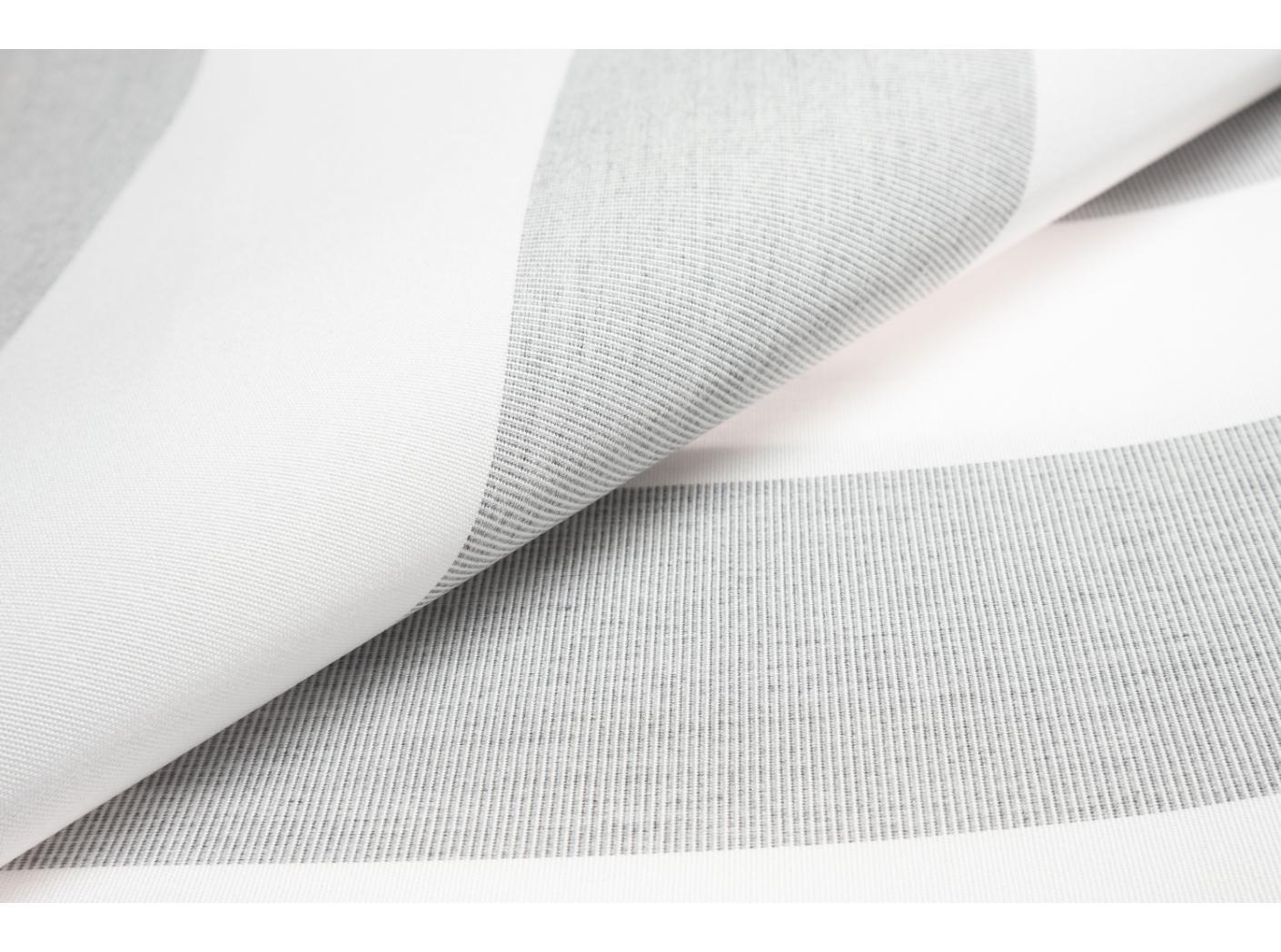 Awning fabric Docril Stripe 01267 White/Smoke, 120cm Awning fabric Docril Stripe 01267 White/Smoke, 120cm