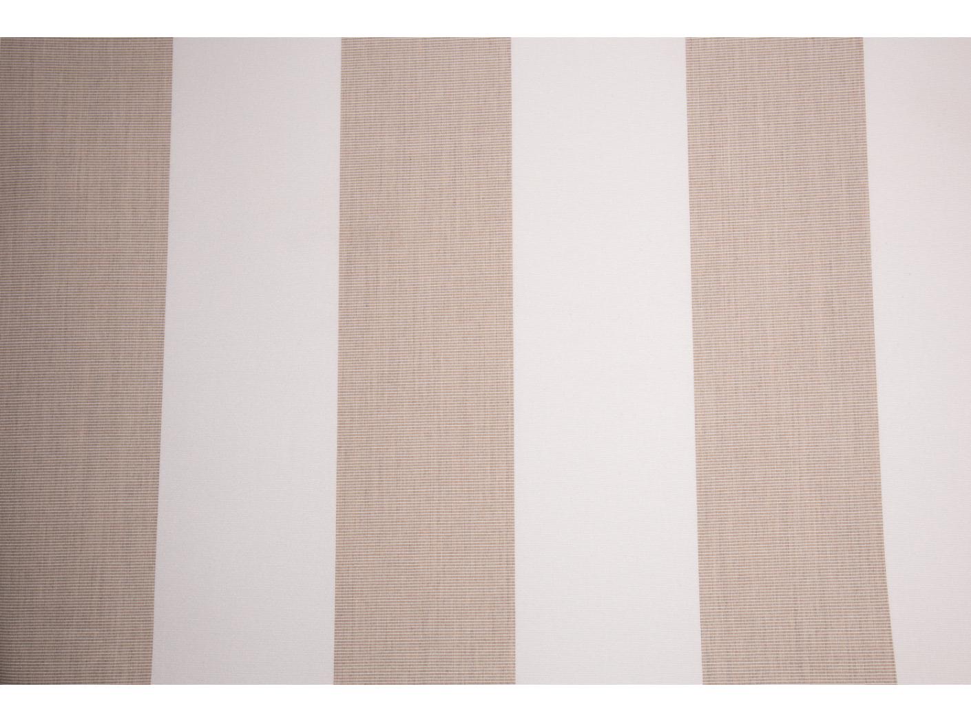 Awning fabric Docril Stripe 01268 White/Walnut, 120cm Awning fabric Docril Stripe 01268 White/Walnut, 120cm