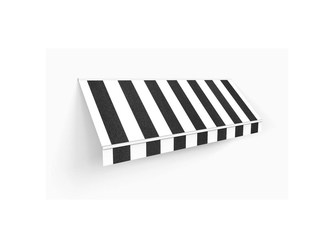 Awning fabric Docril Stripe 00014 White/Black, 120cm Awning fabric Docril Stripe 00014 White/Black, 120cm