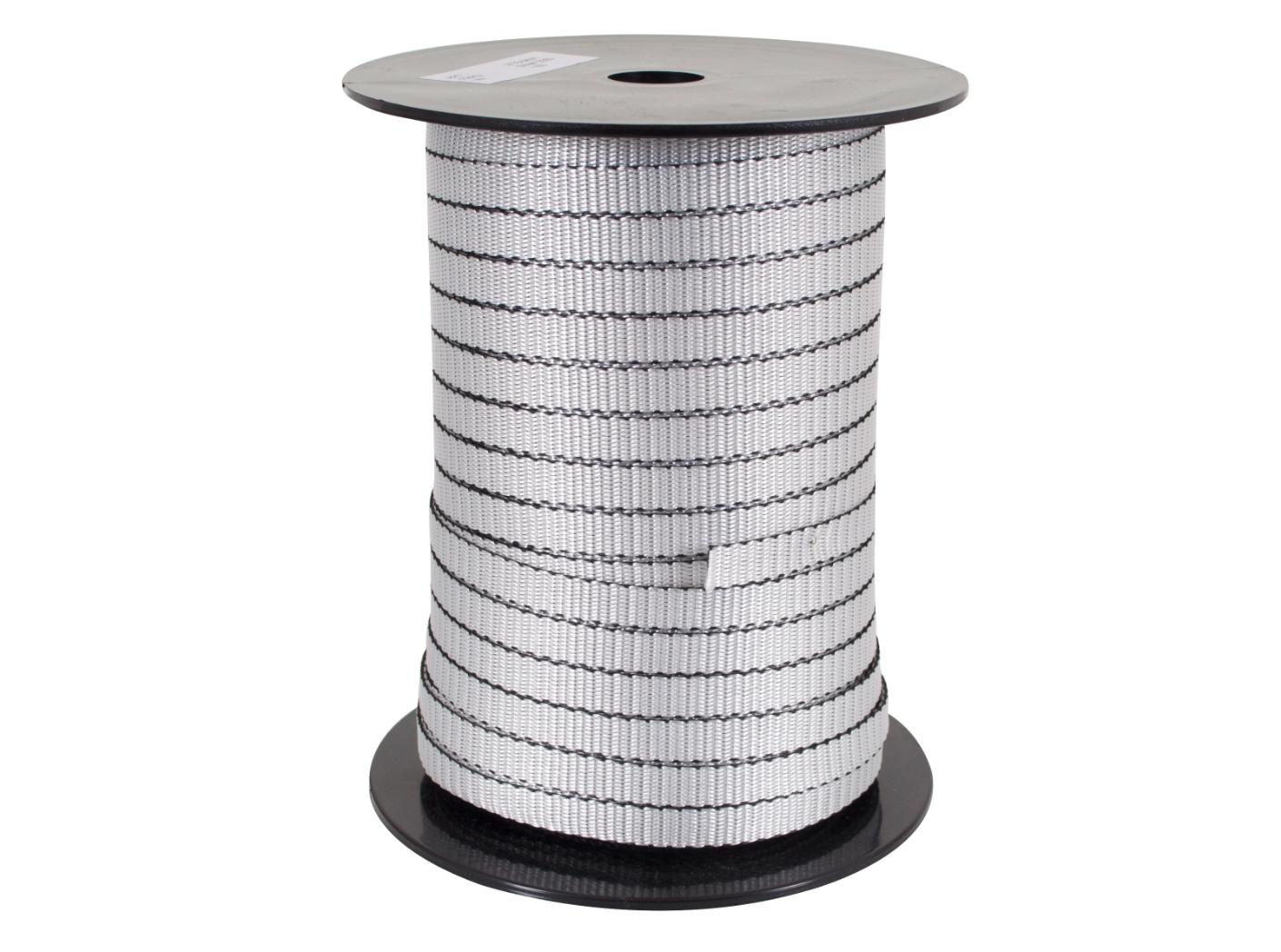 Markisenband Grey, 9mm, 100m/rl Markisenband Grey, 9mm, 100m/rl