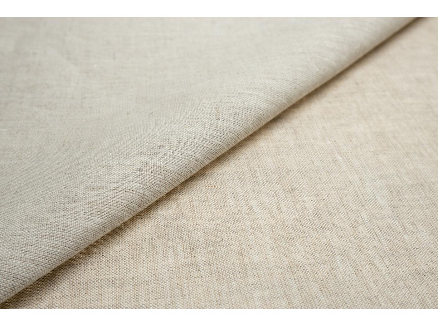 Linen fabric White melange, 150cm, 245g Linen fabric White melange, 150cm, 245g