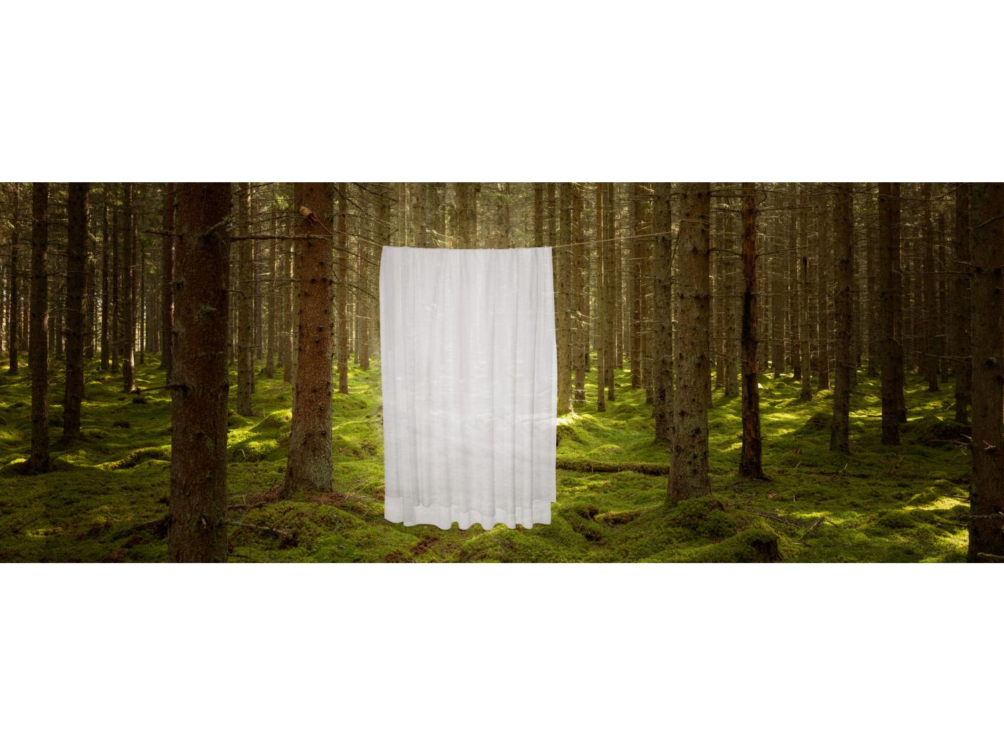 Curtain Capri FR 001 White, 300cm Curtain Capri FR 001 White, 300cm