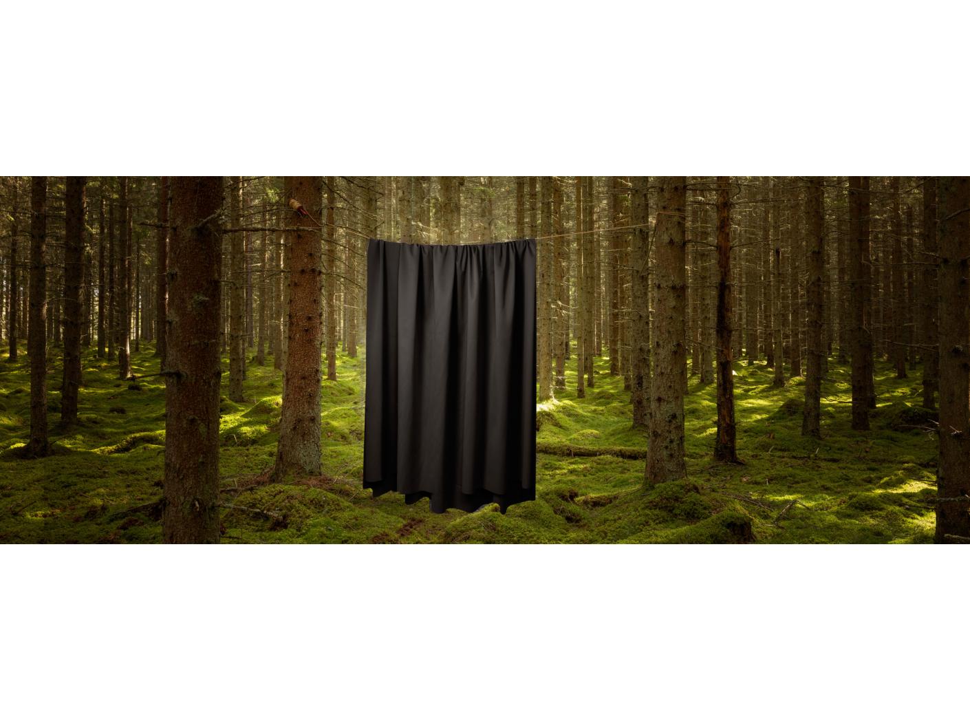 Curtain Garda Dim-out FR 307 Black, 300cm Curtain Garda Dim-out FR 307 Black, 300cm