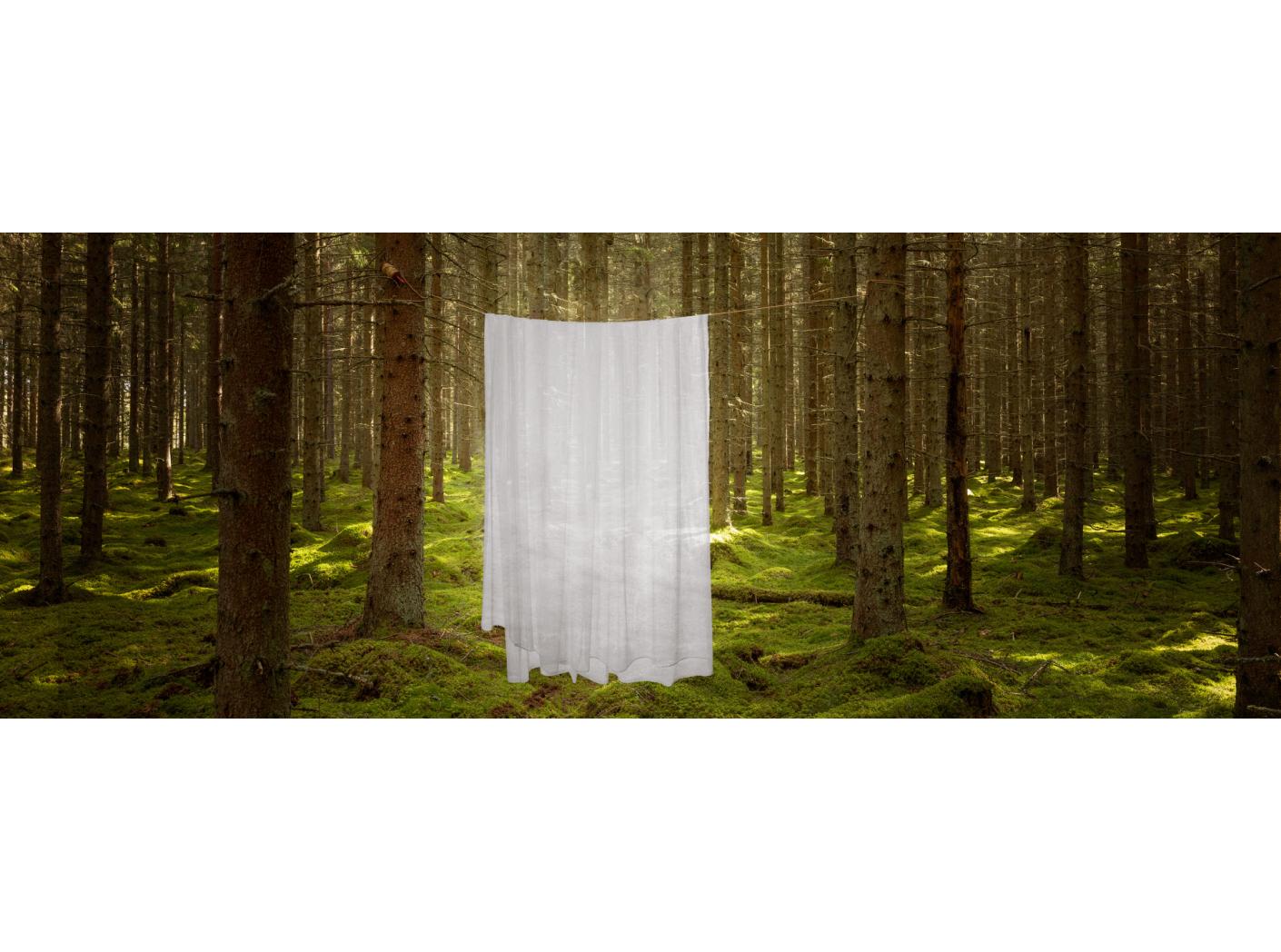 Curtain Bari FR 001 White, 300cm Curtain Bari FR 001 White, 300cm