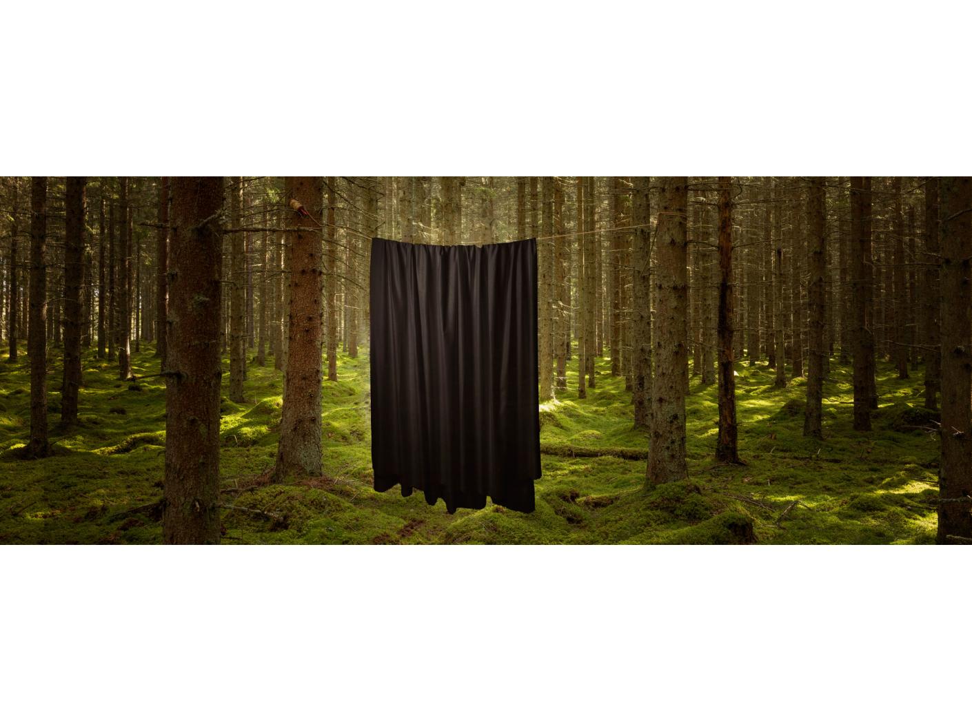 Curtain Venezia FR 128 Black, 300cm Curtain Venezia FR 128 Black, 300cm