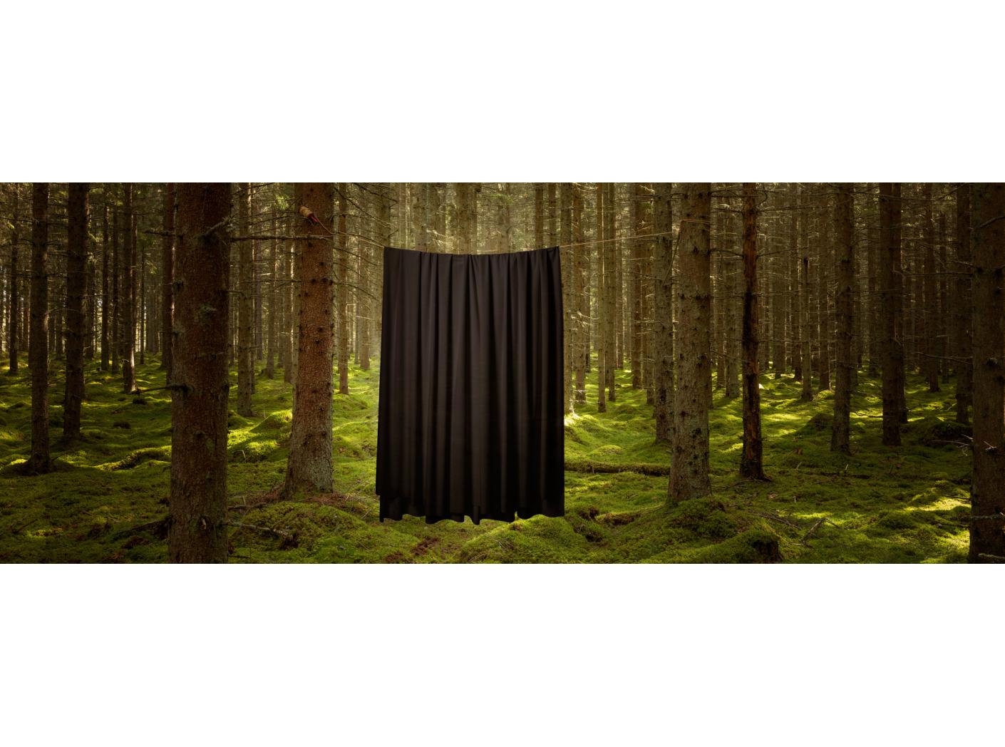 Curtain Roma Velvet FR 58 Black, 300cm Curtain Roma Velvet FR 58 Black, 300cm
