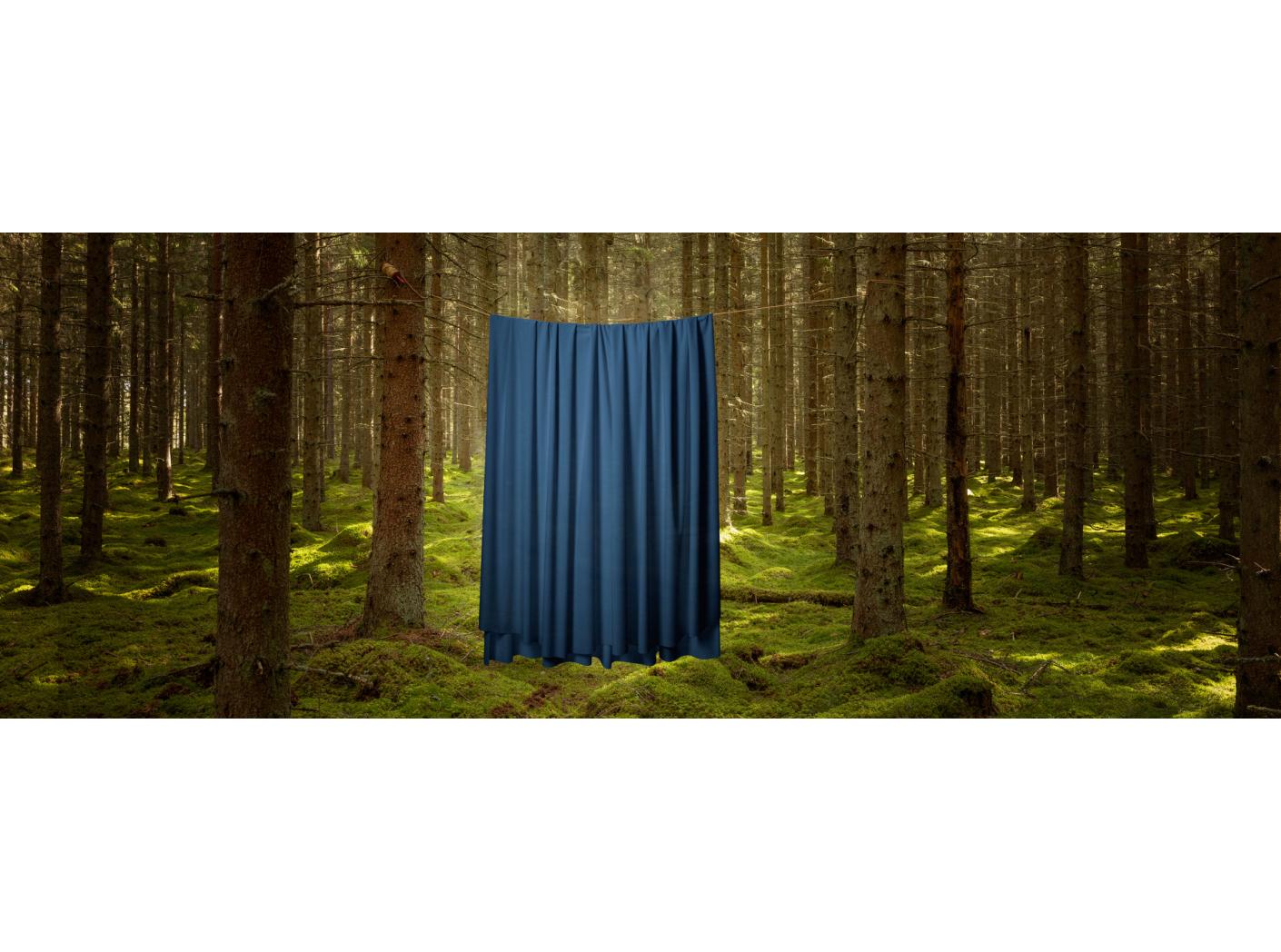 Curtain Roma Velvet FR 54 Ocean, 300cm Curtain Roma Velvet FR 54 Ocean, 300cm