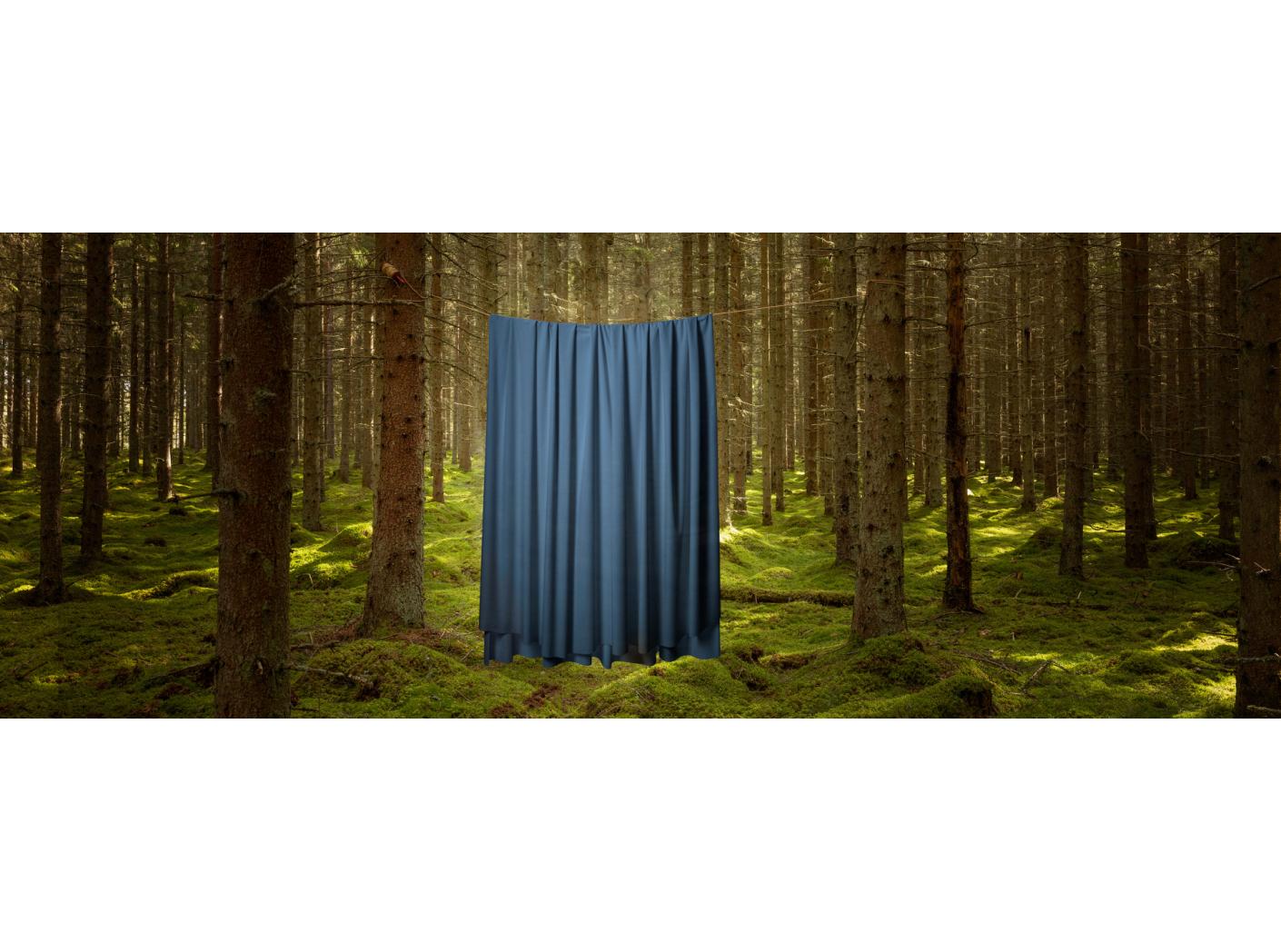 Curtain Roma Velvet FR 55 Atlantic, 300cm Curtain Roma Velvet FR 55 Atlantic, 300cm