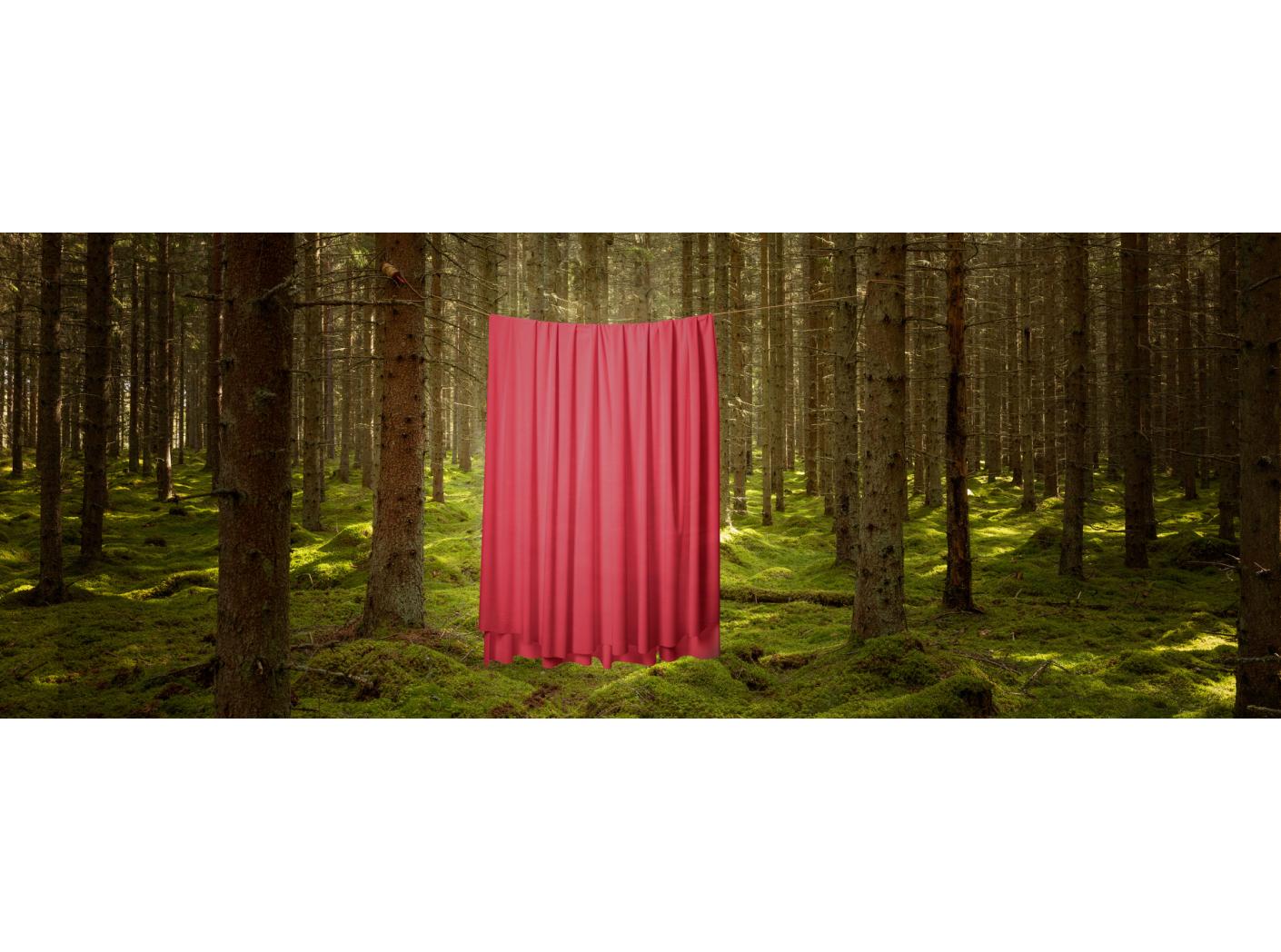 Curtain Roma Velvet FR 59 Red, 300cm Curtain Roma Velvet FR 59 Red, 300cm