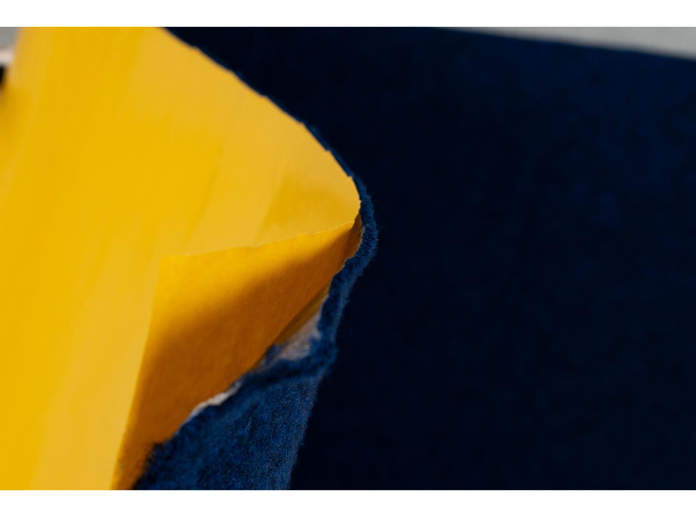 Felt adhesive Blue melange, 133cm Felt adhesive Blue melange, 133cm