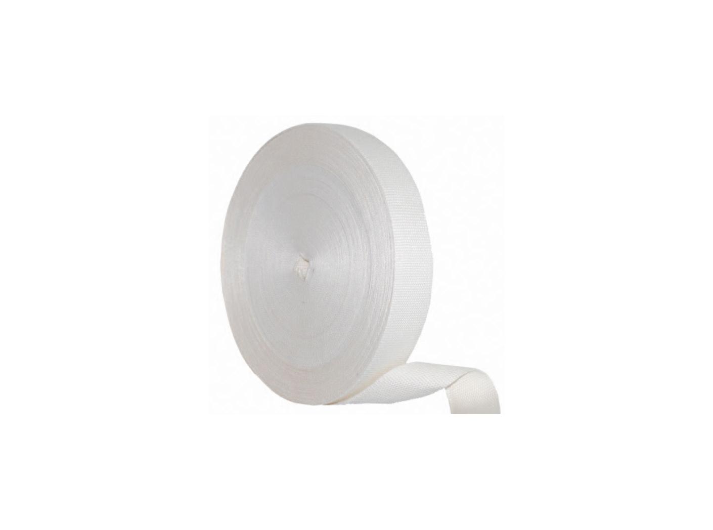 Linen webbing Extra strong Cream, 60mm, 50m/rl Linen webbing Extra strong Cream, 60mm, 50m/rl