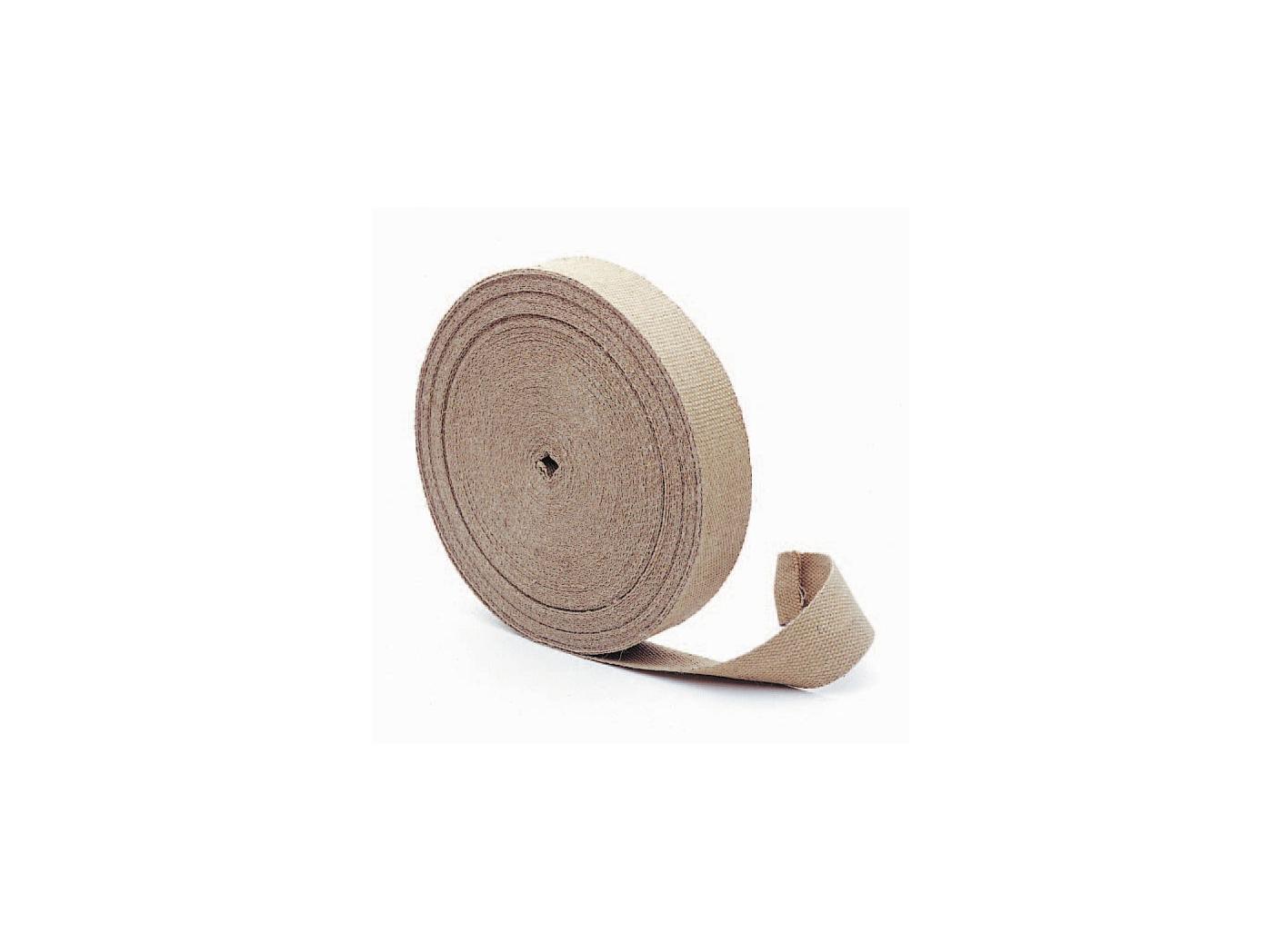 Linen webbing Nature, 50mm, 25m/rl Linen webbing Nature, 50mm, 25m/rl
