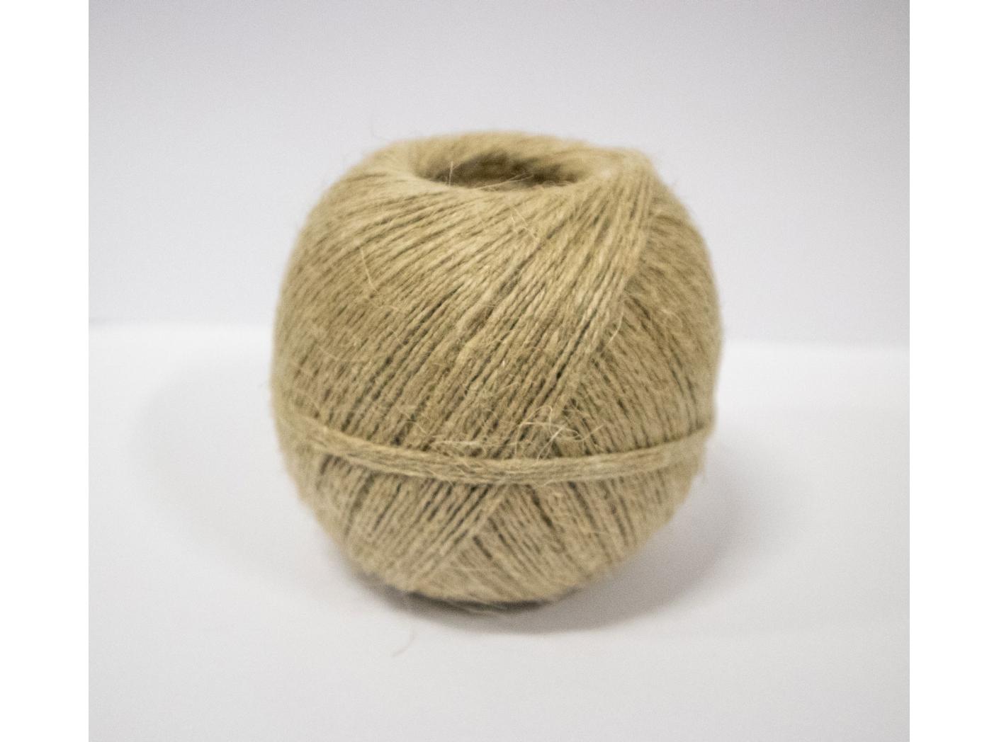 Linen twine 3 threads, 0,2kg/rl Linen twine 3 threads, 0,2kg/rl