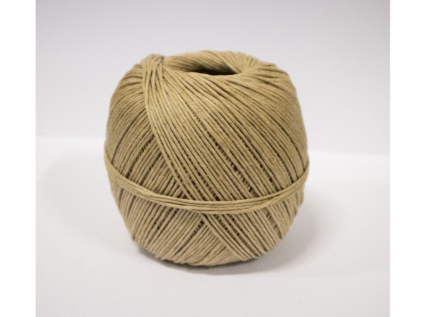 Linen twine polished 5 threads, 0,2kg/rl Linen twine polished 5 threads, 0,2kg/rl