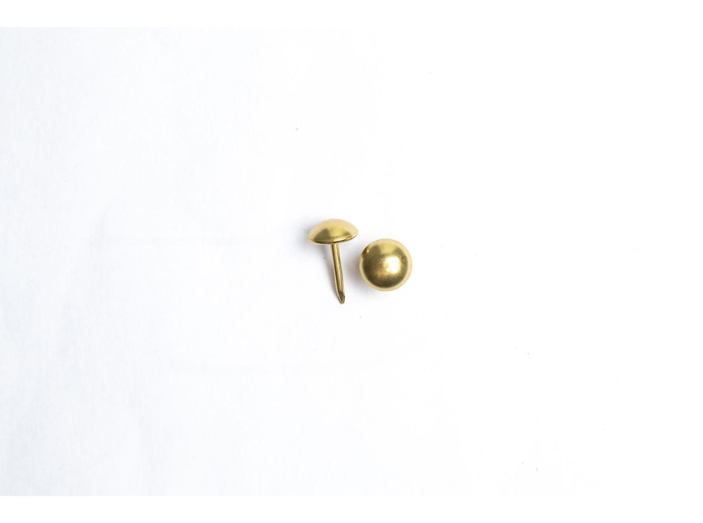 Decorative nails Brass Z90, Ø9mm, 1000pc/fp Decorative nails Brass Z90, Ø9mm, 1000pc/fp