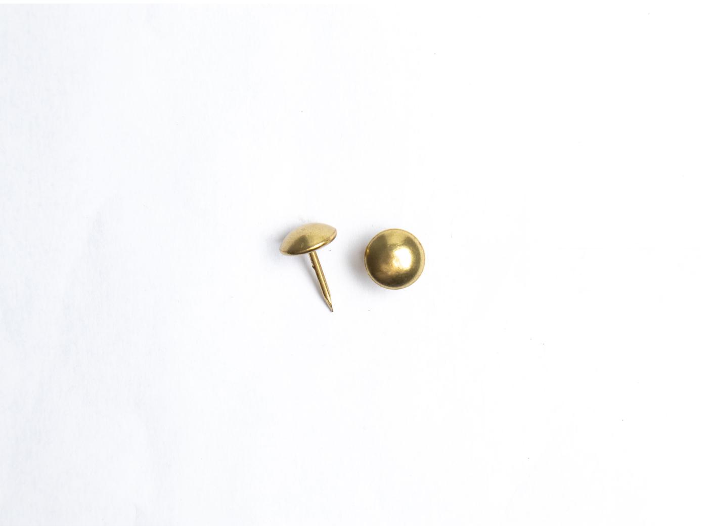 Decorative nails Brass Z110, Ø10mm, 1000pc/fp Decorative nails Brass Z110, Ø10mm, 1000pc/fp