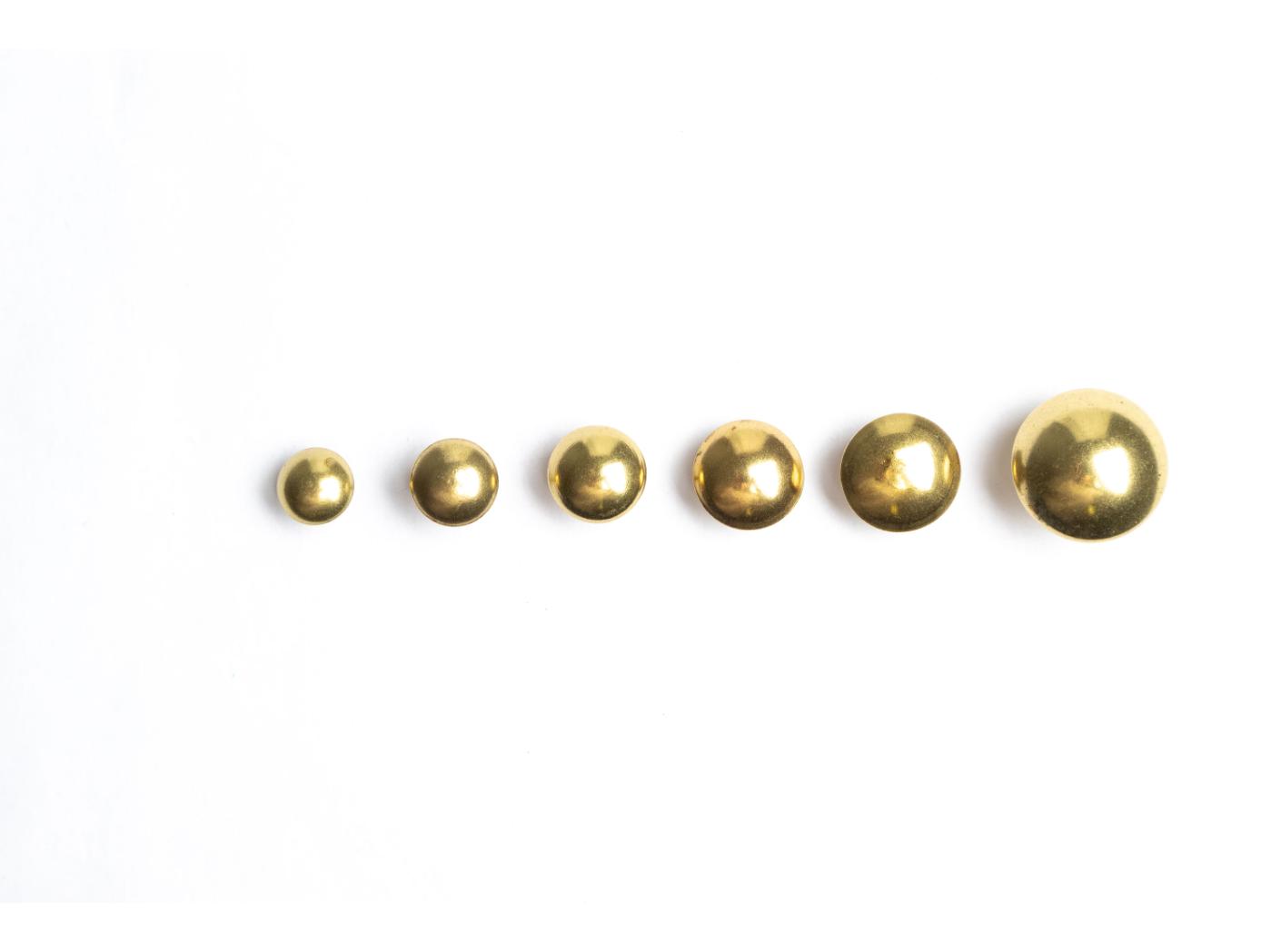 Decorative nails Brass Z1504, Ø18mm, 250pc/fp Decorative nails Brass Z1504, Ø18mm, 250pc/fp
