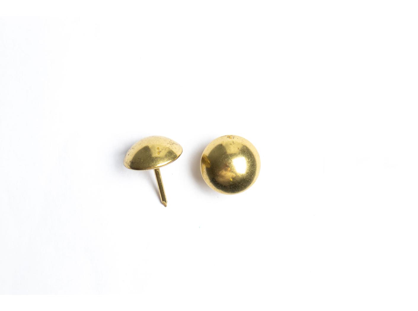 Decorative nails Brass Z1504, Ø18mm, 250pc/fp Decorative nails Brass Z1504, Ø18mm, 250pc/fp